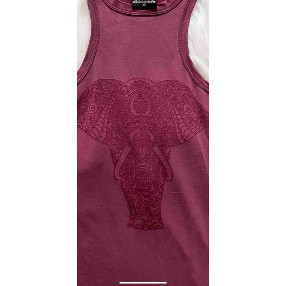 Evolution and Creation Maroon Tank Top Size XS - Picture 2 of 2
